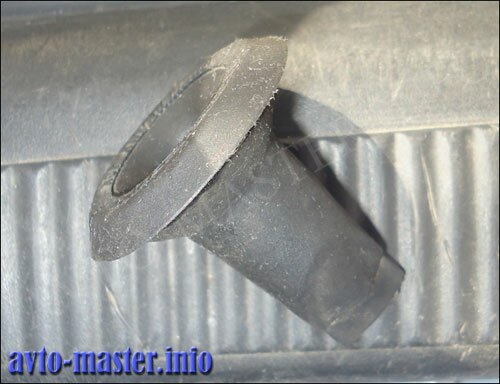 Laundered rear drain tip