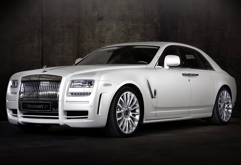  2010 Rolls Royce Ghost Mansory бял призрак ограничени 
